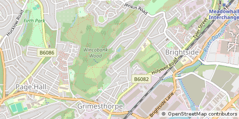 Map of Sheffield