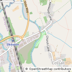 Map of Ilkeston, Derbyshire