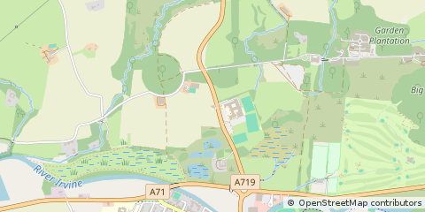 Map of Galston, Ayrshire