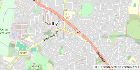 Map of Leicester