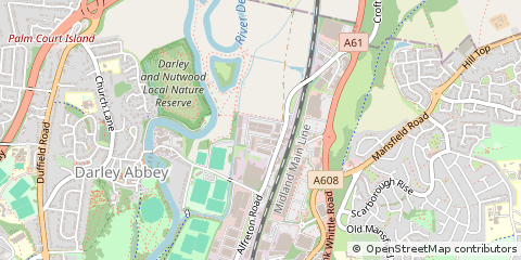 Map of Derby