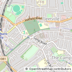 Map of ST. Albans, Hertfordshire