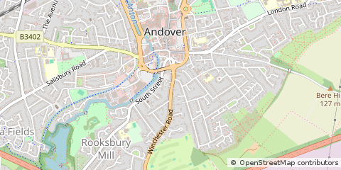 Map of Andover