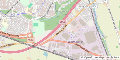 Map of Runcorn