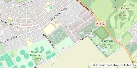 Map of Ilford