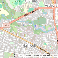 Map of Bolton, Greater Manchester