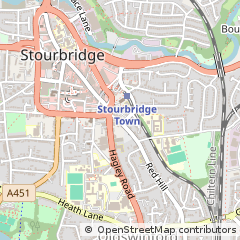 Map of Stourbridge, West Midlands