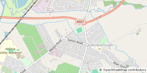 Map of Leicester, Leicestershire
