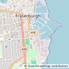 Map of Fraserburgh, Aberdeenshire