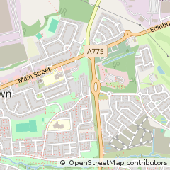 Map of Lanarkshire, Motherwell, North Lanarkshire