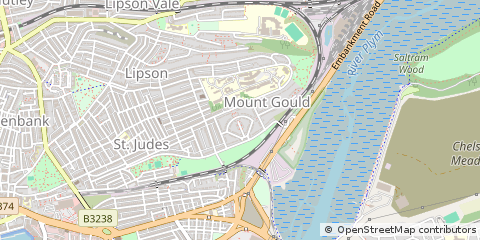 Map of Plymouth