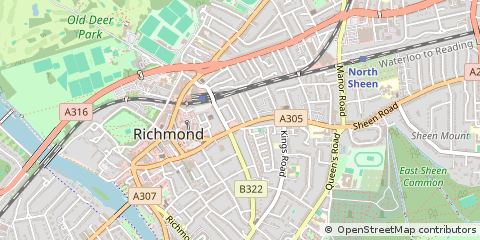 Map of Richmond, London