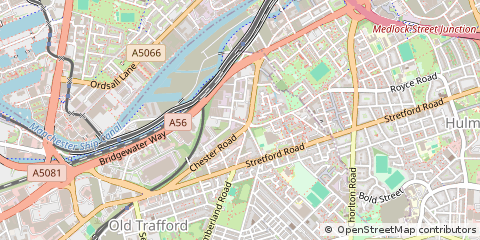 Map of Manchester