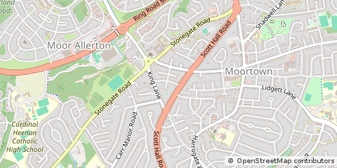 Map of Leeds
