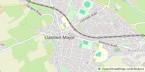 Map of South Glamorgan