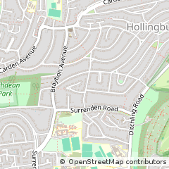 Map of Brighton, East Sussex