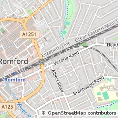 Map of Romford