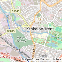Map of Stoke-on-Trent