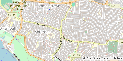 Map of Southsea