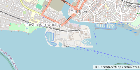 Map of Poole, Dorset