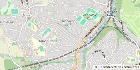 Map of Sheffield