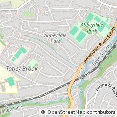 Map of Sheffield