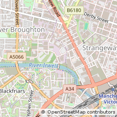 Map of Salford