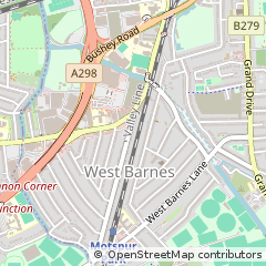 Map of NEW Malden