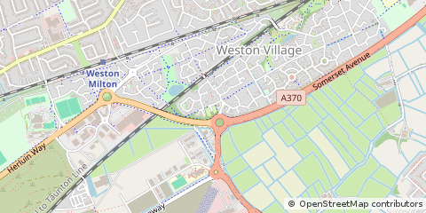 Map of Weston Super Mare, Somerset