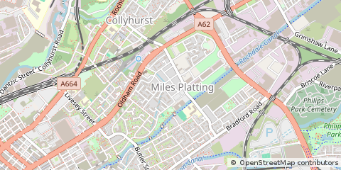 Map of Manchester, Somerset