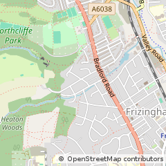 Map of Shipley, West Yorkshire