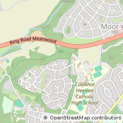 Map of Leeds, West Yorkshire