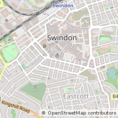 Map of Swindon, Wiltshire