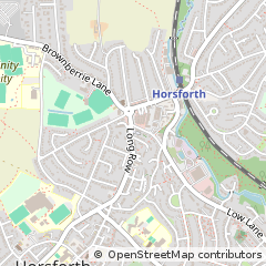 Map of Leeds, West Yorkshire