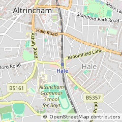 Map of Altrincham