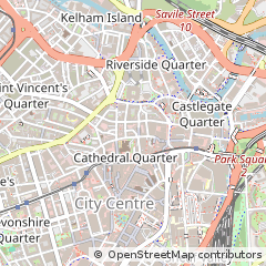 Map of Sheffield
