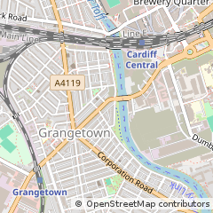 Map of Cardiff