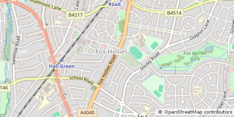 Map of Birmingham