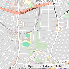 Map of Ilford, Essex