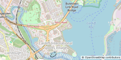 Map of Cardiff