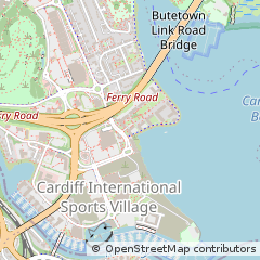 Map of Cardiff