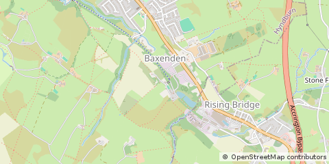 Map of Colne, Lancashire