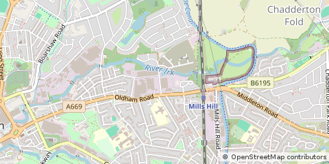 Map of Manchester
