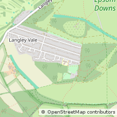 Map of Epsom, Surrey