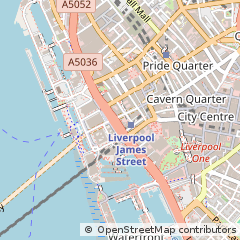 Map of Liverpool, Merseyside