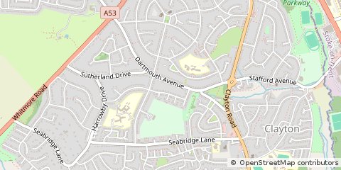 Map of Staffordshire