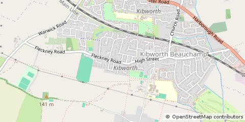 Map of Leicester