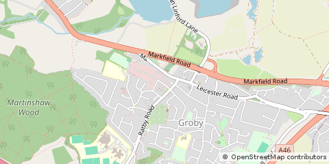 Map of Leicestershire
