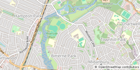 Map of Southampton
