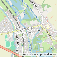 Map of Ware, Hertfordshire